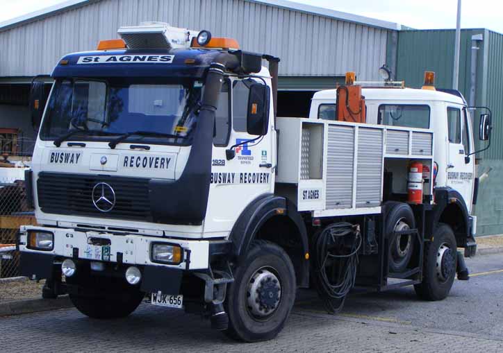 Adelaide Metro St Agnes Mercedes Busway Recovery unit WJK656